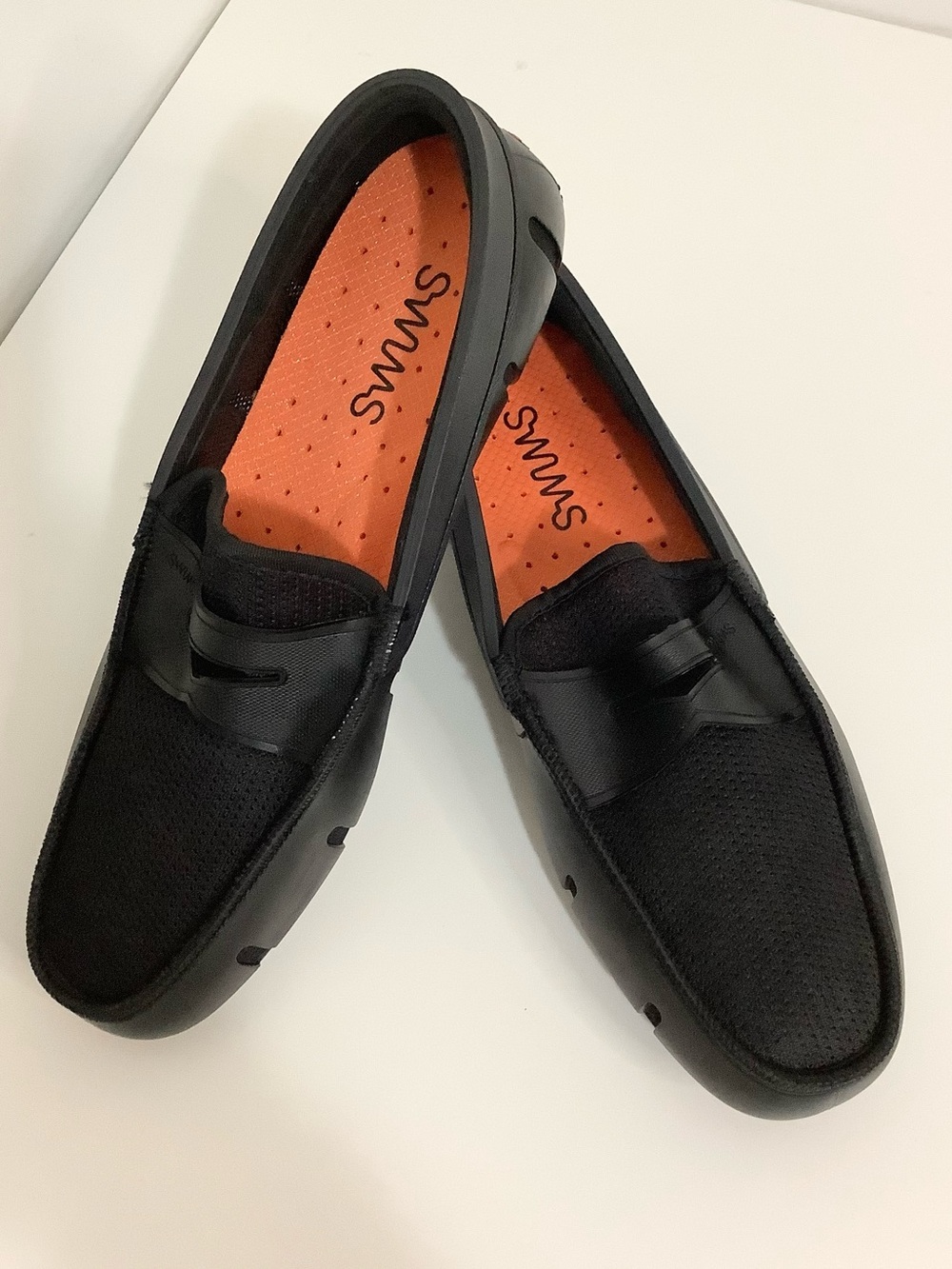 Swims NWOT Men’s Black Slip-On Loafers , Size 9